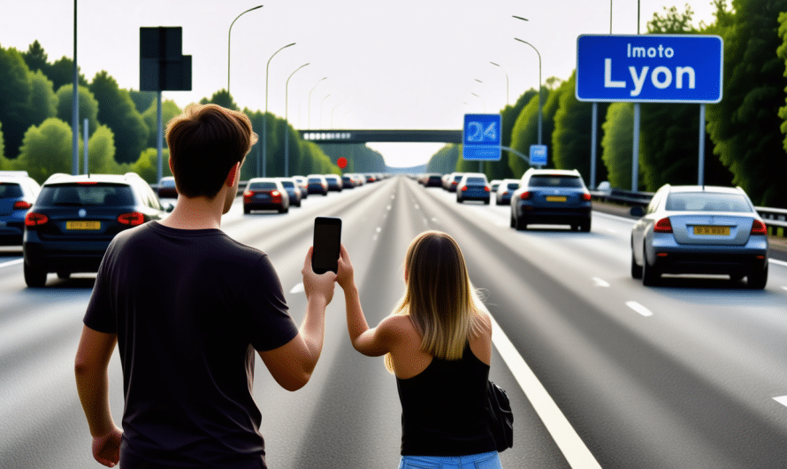 Lyon : Un couple filme un accident sur l&rsquo;autoroute et se voit infliger une amende conséquente