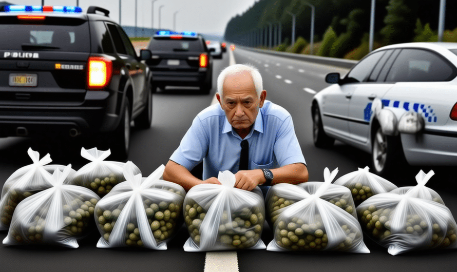 Un septuagénaire arrêté en pleine course effrénée avec 200 kg de cannabis à bord