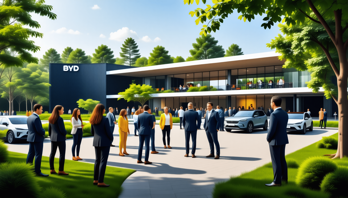 découvrez comment byd, le géant de l'industrie automobile, inaugure son nouveau centre européen en hongrie, générant ainsi 2 000 emplois et renforçant l'économie locale. un pas important vers l'innovation et l'expansion en europe.
