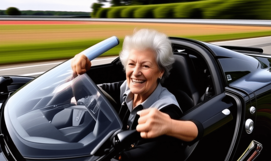 À 90 ans, elle concrétise son rêve en filant à 140 km/h dans une Lotus Elise !