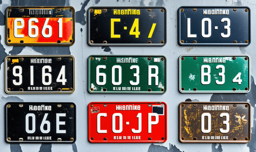 Décryptage des couleurs des plaques d&rsquo;immatriculation : que révèlent vraiment le rouge, le noir et le vert ?