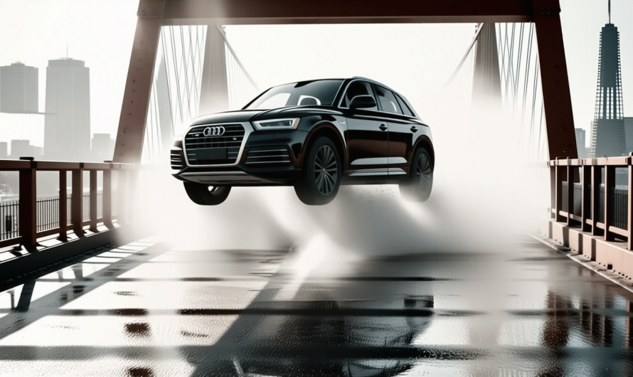 Un audacieux saut en Audi Q5 depuis un pont, inspiré par Fast & Furious !