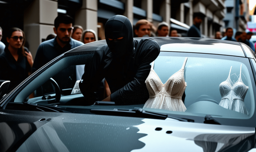 Un braquage insolite : il fracasse la vitre d&rsquo;une voiture pour y dérober de la lingerie délicate