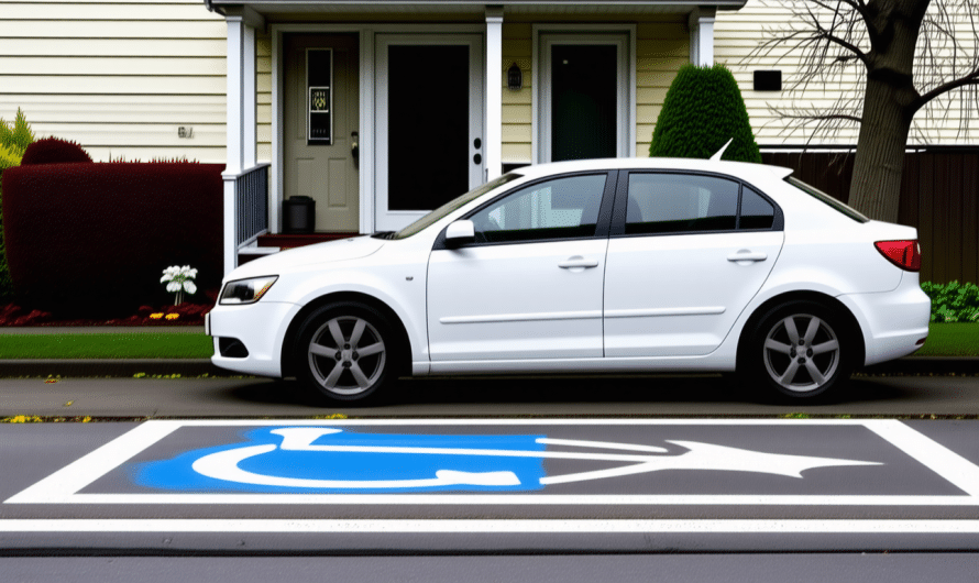 Un conducteur sanctionné pour avoir peint une place handicapée autour de sa voiture déjà stationnée