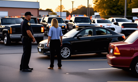 un couple surpris en flagrant délit à la fourrière : ils abandonnent leur voiture puis sont interpellés en essayant de la récupérer illégalement.
