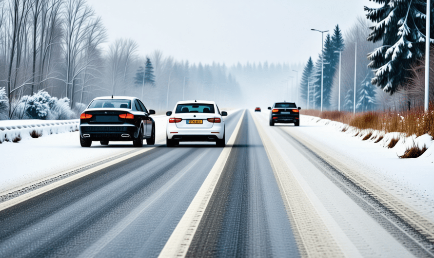 Verglas paralysant : routes rendues impraticables, poids lourds arrêtés, enseignants immobilisés