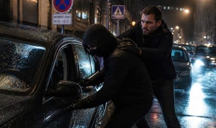 découvrez les détails d'un braquage spectaculaire visant une voiture appartenant à un policier en civil, où une tentative de fuite rapide a été rapidement maîtrisée.