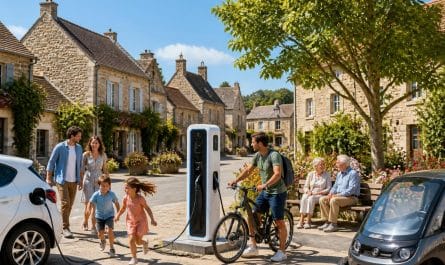 découvrez comment l'installation d'une borne de recharge électrique gratuite révolutionne le quotidien des habitants de ce village, en facilitant la mobilité et en favorisant un mode de vie plus durable.