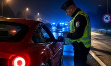 un récidiviste bien connu des gendarmes contrôlé à 216 km/h sous l’emprise de stupéfiants, illustrant les dangers de la conduite sous influence et les actions des forces de l'ordre.