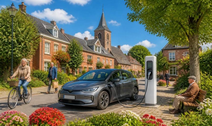 Dans ce village des Hauts-de-France, faire le plein d’énergie pour sa voiture électrique ne coûte pas un centime