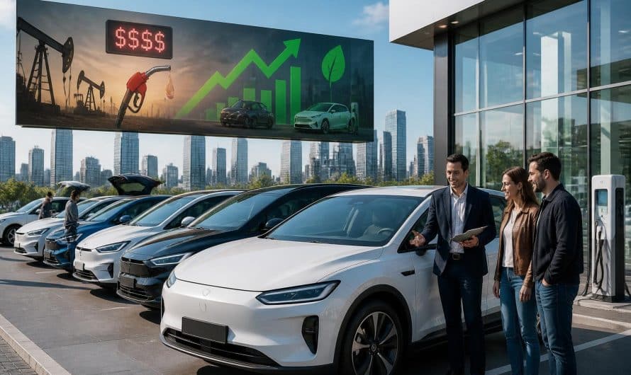 Explosion des ventes de voitures électriques face à la flambée des prix du carburant
