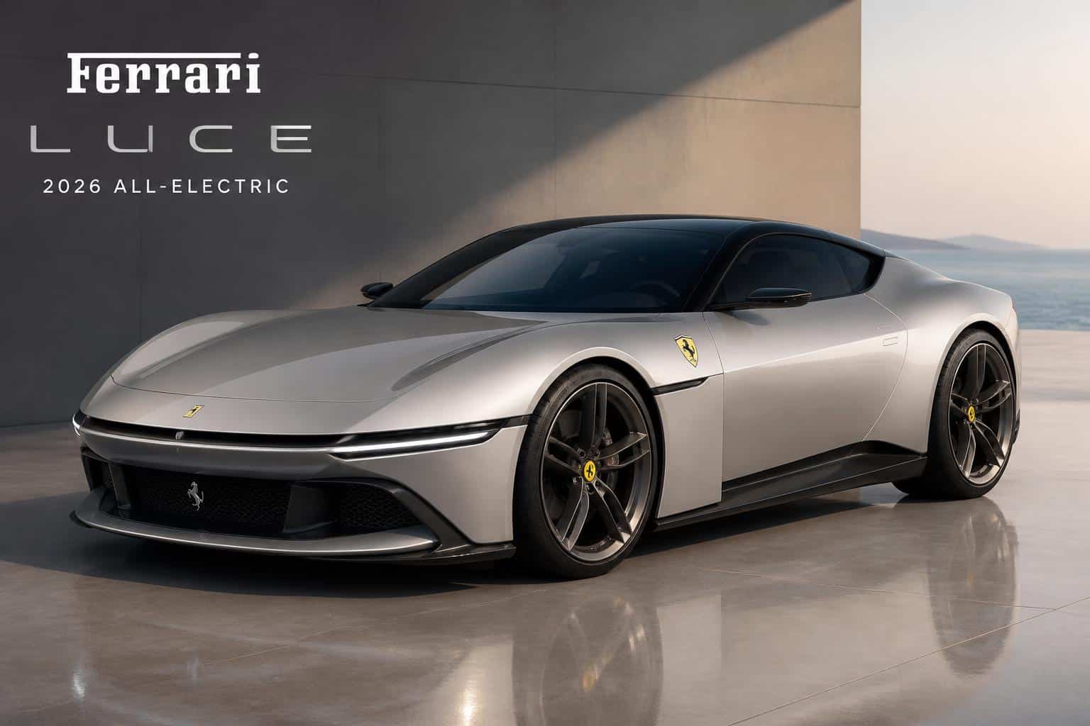 d&eacute;couvrez la ferrari luce, l&rsquo;&eacute;lectrique r&eacute;volutionnaire de maranello qui allie performance, design innovant et technologie de pointe pour une exp&eacute;rience de conduite unique.