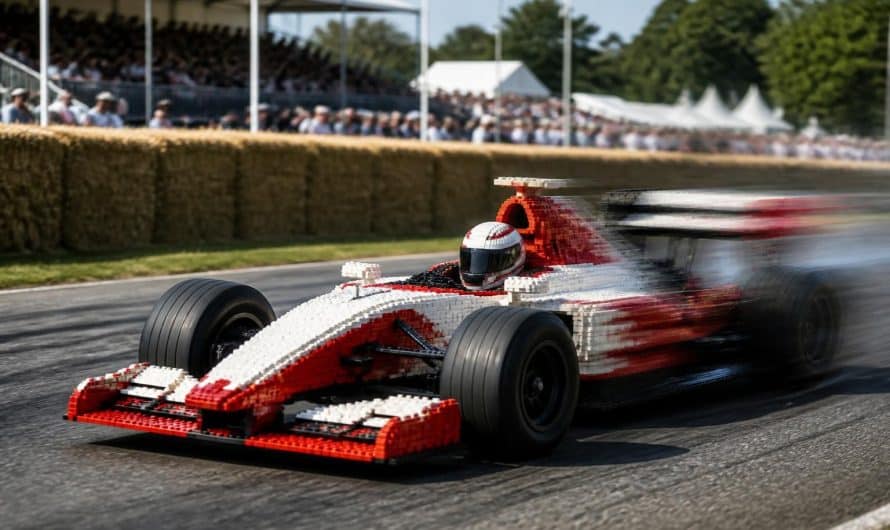 découvrez comment la voiture lego la plus rapide au monde a atteint une vitesse impressionnante de plus de 111 km/h lors de l'événement de goodwood.