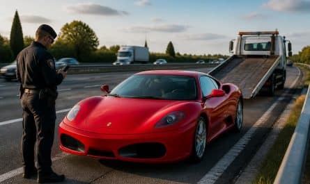 un conducteur contrôlé à plus de 230 km/h au volant d'une ferrari f430 subit une mise en fourrière de son véhicule. découvrez les conséquences d'une accélération excessive et les risques encourus.