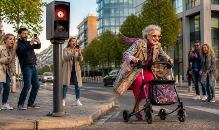 découvrez l'histoire surprenante d'une mamie flashée pour excès de vitesse... en déambulateur, une situation inattendue qui défie toutes les attentes !