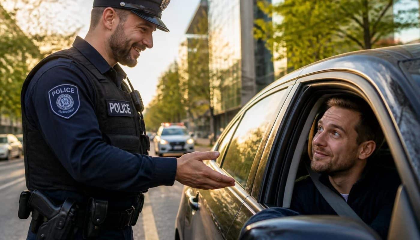 découvrez comment la police fait preuve de compassion en annulant une amende pour excès de vitesse, illustrant une intervention au grand cœur.