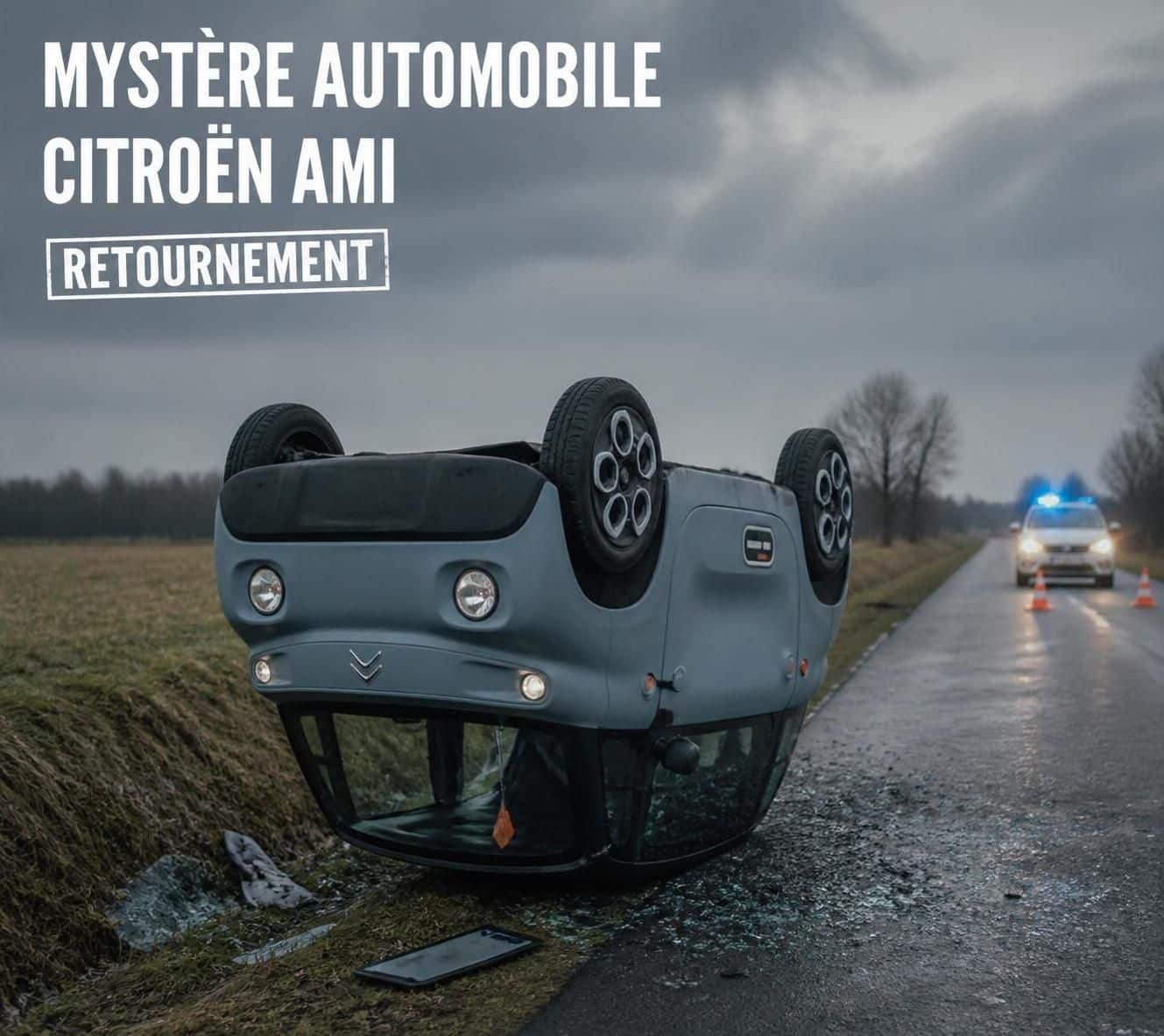 d&eacute;couvrez le myst&egrave;re intrigant d'une citro&euml;n ami qui se retourne sans aucune explication, une &eacute;nigme au volant qui laisse perplexes conducteurs et experts.