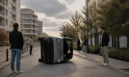 découvrez l'énigme intrigante d'une citroën ami qui se retourne soudainement sans raison apparente. analyse et hypothèses sur ce phénomène mystérieux au volant.