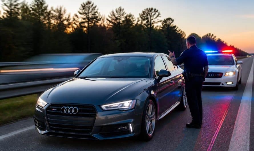 Pris en flagrant délit à 205 km/h au volant de son Audi S4, il se voit immédiatement immobilisé en fourrière