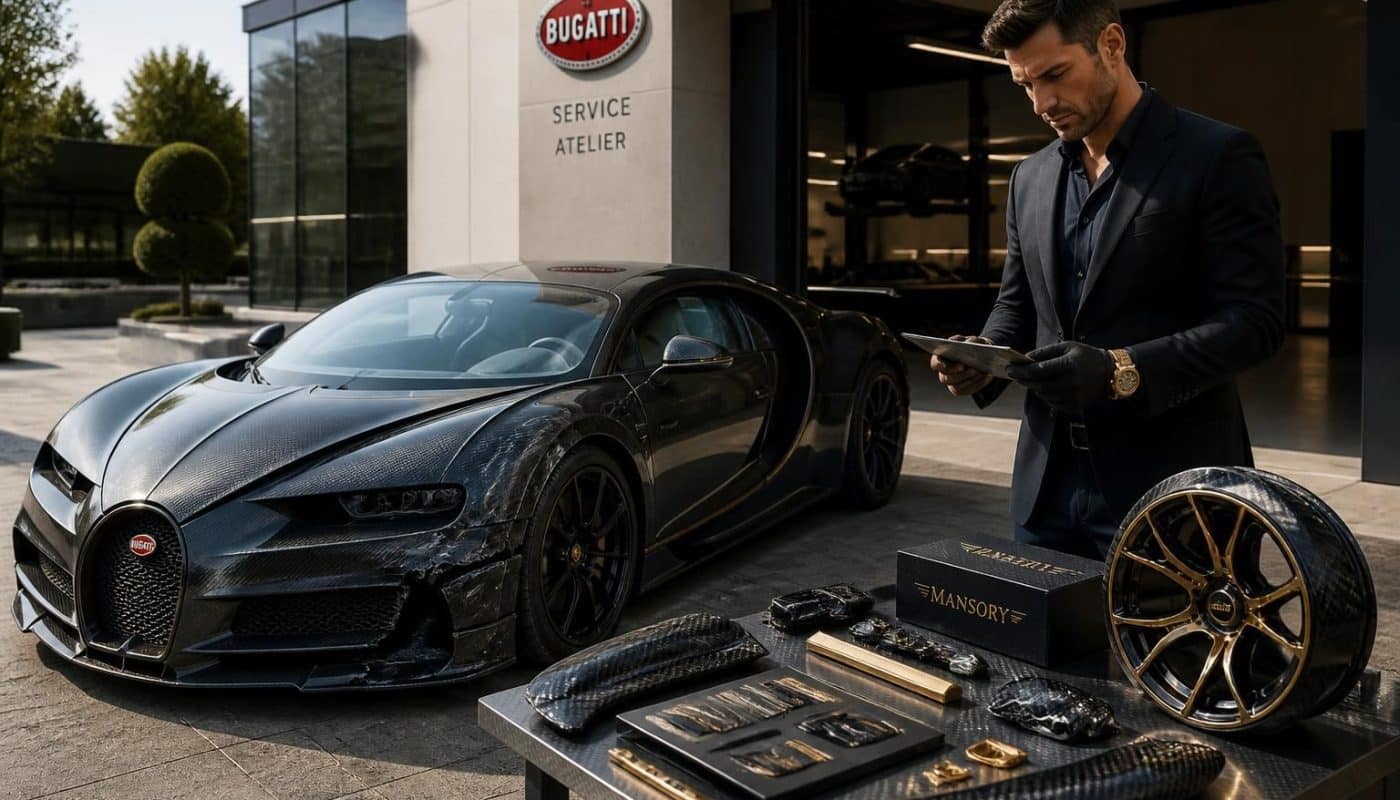 bugatti refuse de réparer une chiron pur sport accidentée, poussant son propriétaire à investir 612 000 € dans un kit de personnalisation exclusif pour restaurer et sublimer son véhicule de prestige.