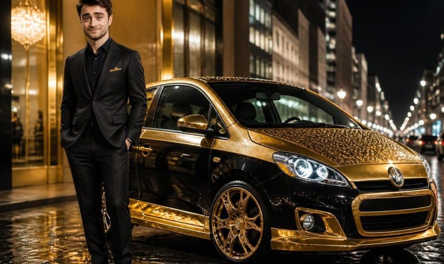 Daniel Radcliffe, multimillionnaire d&rsquo;Harry Potter, fait sensation en s&rsquo;offrant une Fiat Grande Punto à 24 millions d&rsquo;euros