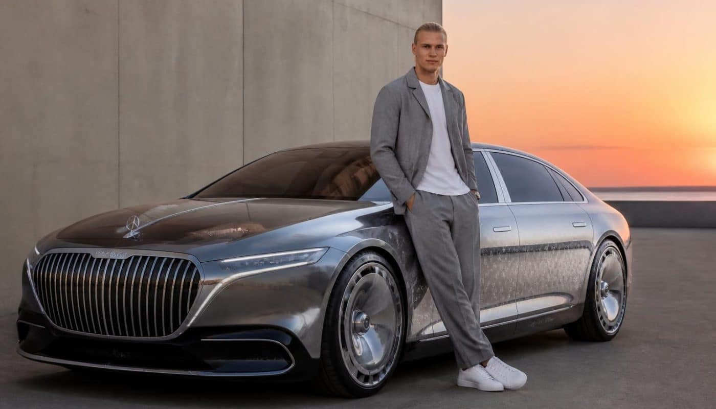 découvrez la mercedes-maybach ultra-limitée dévoilée par erling haaland, une création exclusive et unique signée virgil abloh alliant luxe et design innovant.