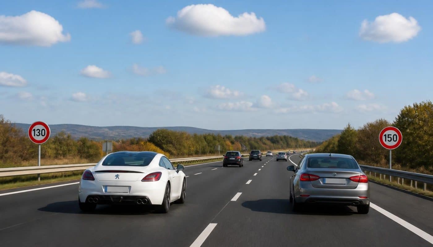découvrez l'expérimentation en cours où un pays augmente la vitesse maximale sur autoroute de 130 à 150 km/h, analysant les impacts sur la sécurité et la circulation.