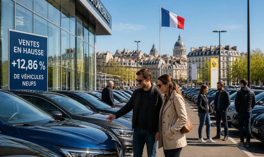 Explosion des ventes de voitures neuves en France : une hausse spectaculaire de 12,86% en mars selon les experts
