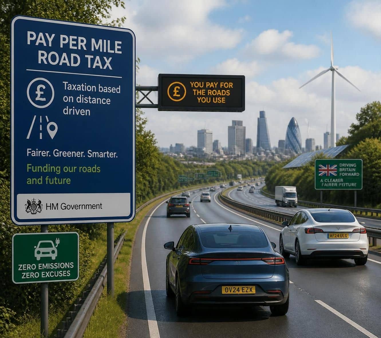 découvrez comment le royaume-uni révolutionne la fiscalité automobile en adoptant la taxation au kilomètre pour les voitures électriques, marquant une nouvelle ère de mobilité durable et équitable.