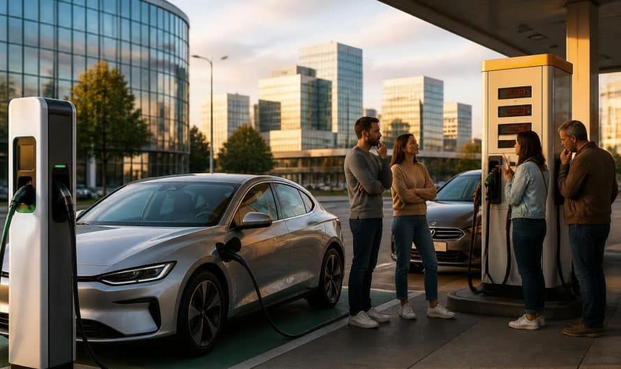 « On y réfléchit » : face à la flambée des prix des carburants, l’essor tentant de la voiture électrique