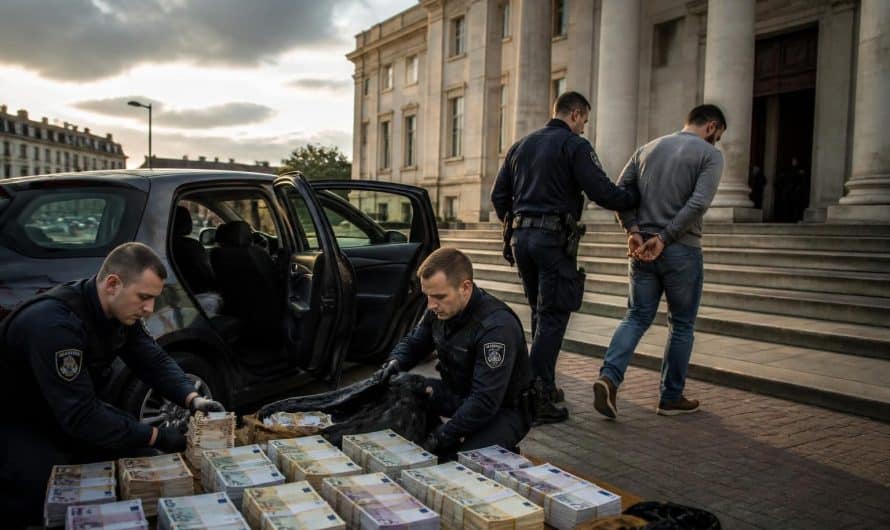 plus de 120 000 € en fausse monnaie trouvés dans un véhicule, le conducteur arrêté et jugé pour faux monnayage. découvrez les détails de cette saisie importante.
