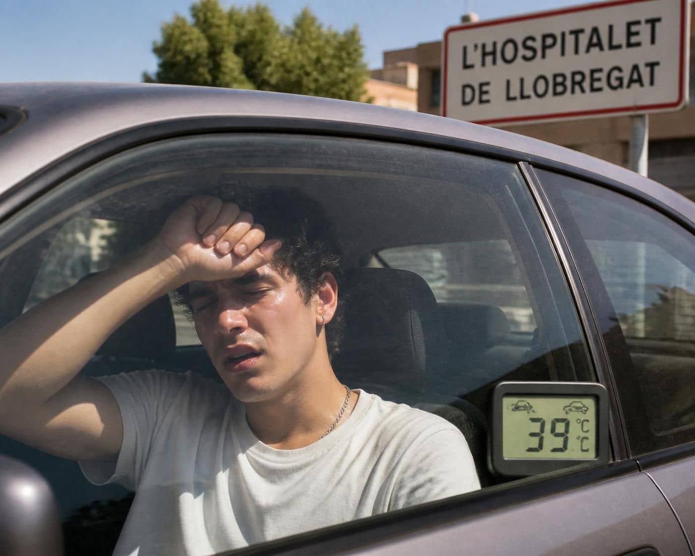d&eacute;couvrez l'histoire d'un f&ecirc;tard pris au pi&egrave;ge dans une voiture chauff&eacute;e qui lib&egrave;re le frein &agrave; main pour attirer l'attention.