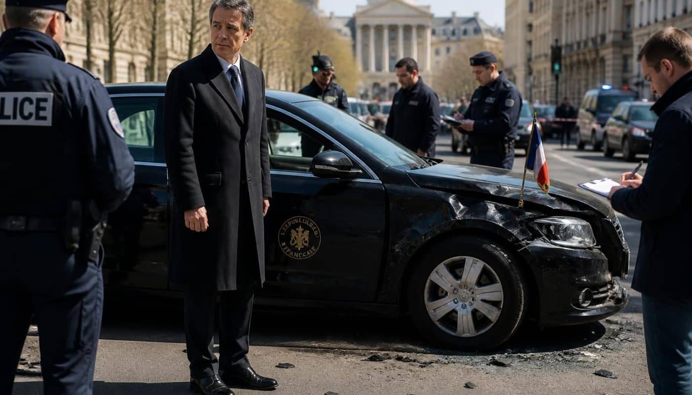 un ancien premier ministre est impliqué dans un accident avec sa voiture de fonction, déclenchant l'ouverture d'une enquête pour éclaircir les circonstances de l'incident.