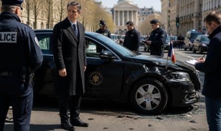 un ancien premier ministre est impliqué dans un accident avec sa voiture de fonction, déclenchant l'ouverture d'une enquête pour éclaircir les circonstances de l'incident.