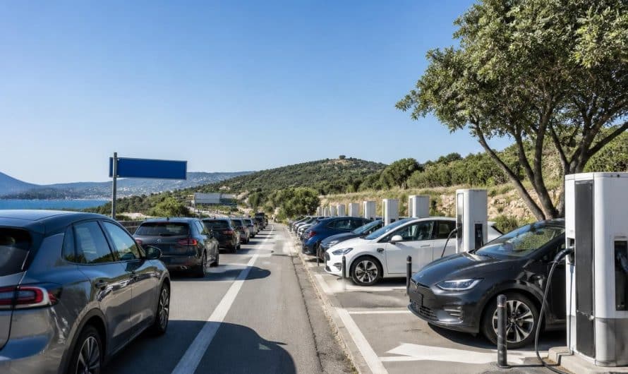 Vacances en voiture électrique : faut-il s&rsquo;attendre à des files d&rsquo;attente pour recharger sur la route ?