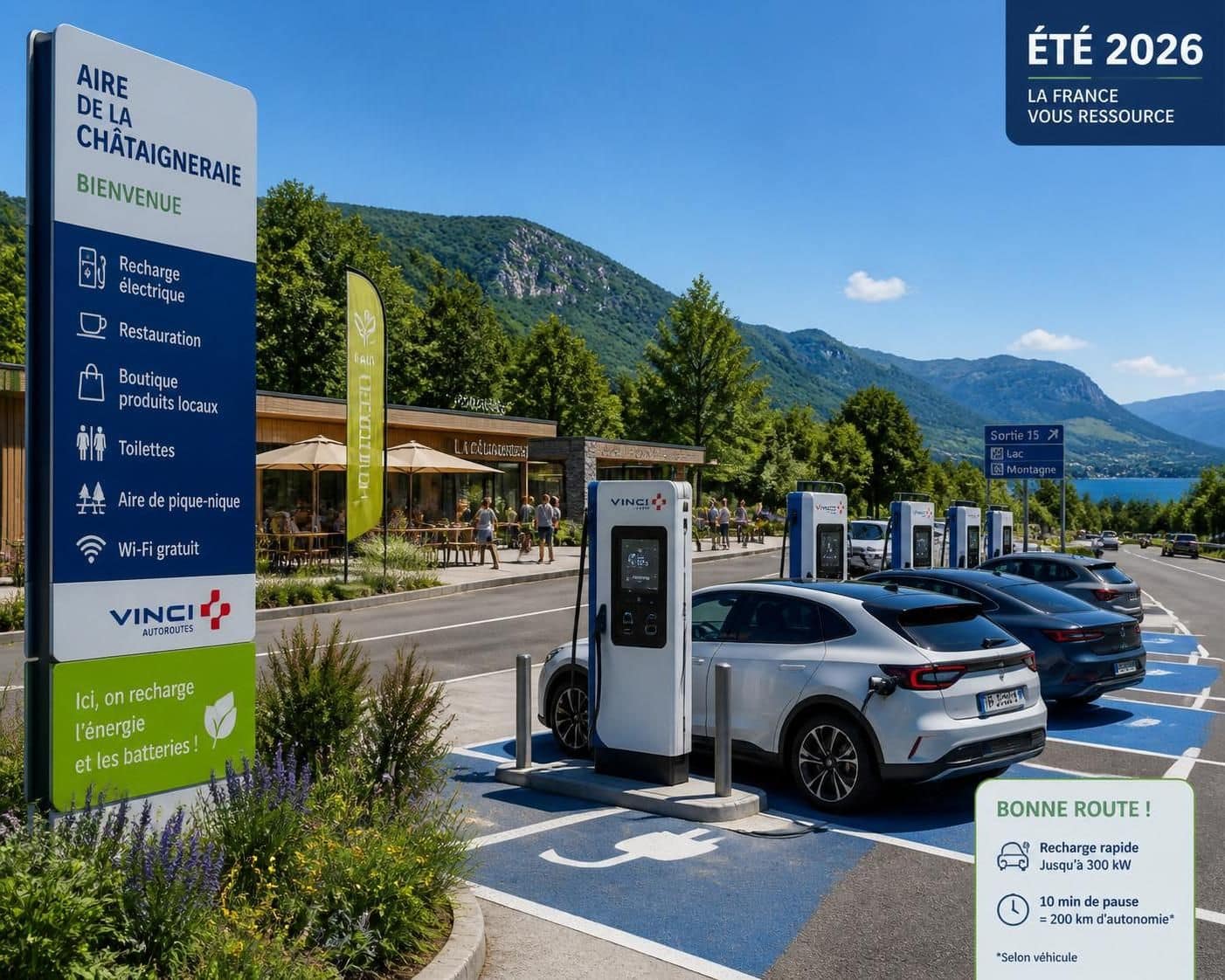 d&eacute;couvrez si les vacances en voiture &eacute;lectrique impliquent de longues files d'attente pour recharger en chemin et comment bien pr&eacute;parer votre voyage pour une exp&eacute;rience sereine.