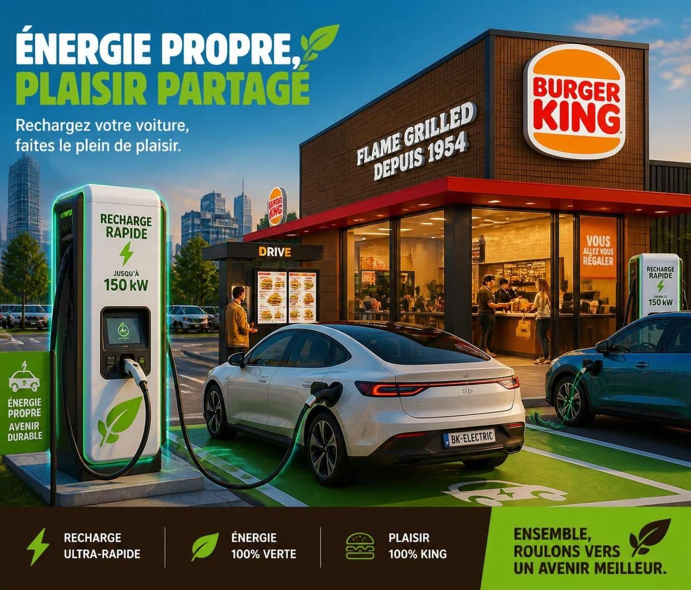 découvrez comment recharger votre voiture électrique facilement dans ce célèbre fast-food, alliant ainsi repas rapide et énergie durable.