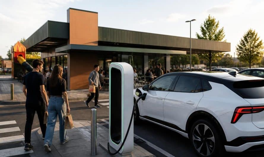 Voiture électrique : la recharge désormais disponible dans ce célèbre fast-food