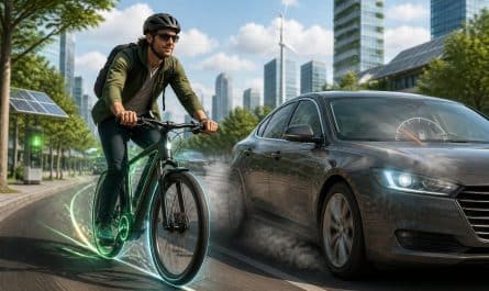 découvrez une astuce mathématique qui explique clairement pourquoi le vélo électrique surpasse la voiture en efficacité et praticité.