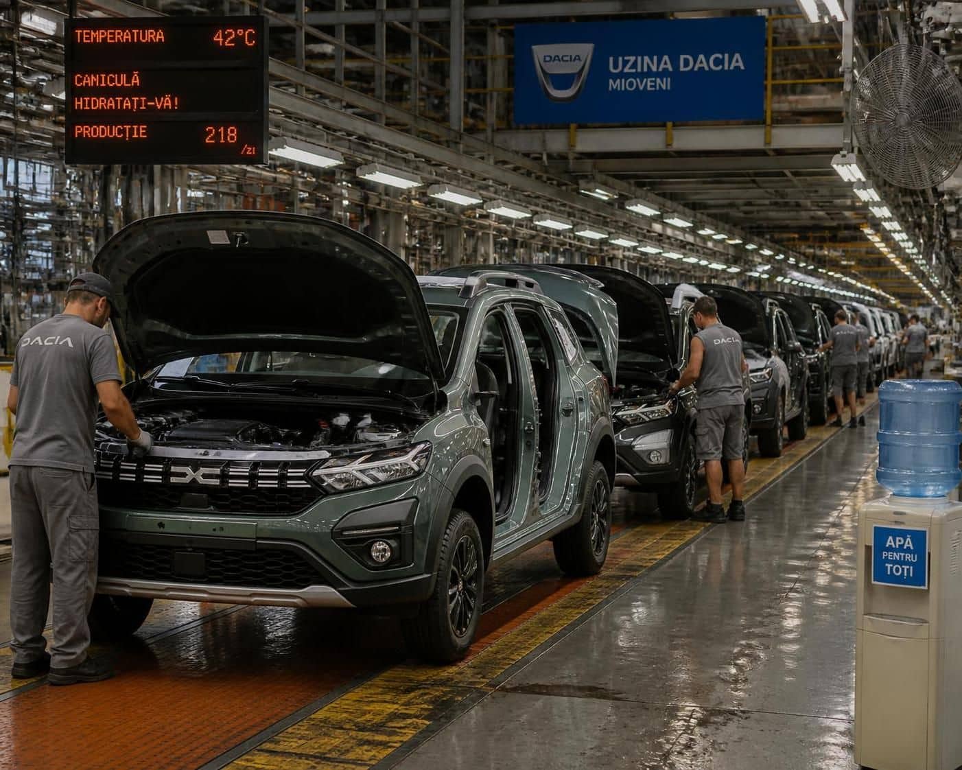 dacia traverse une semaine difficile avec son usine à l'arrêt et plusieurs accidents impliquant le duster, une période agitée pour la marque automobile.