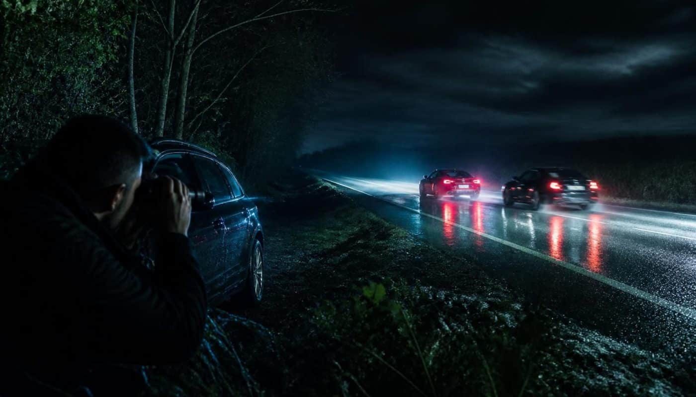 deux automobilistes surpris en excès de vitesse à plus de 200 km/h, la gendarmerie maintient une surveillance discrète mais efficace pour assurer la sécurité routière.