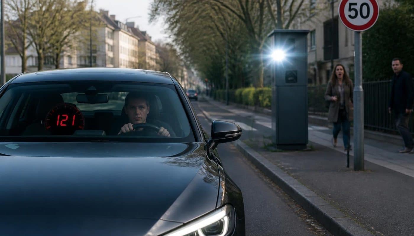 excès de vitesse dangereux : flashé à 121 km/h en zone 50, découvrez quand la sanction devient inévitable et quelles sont les conséquences légales.