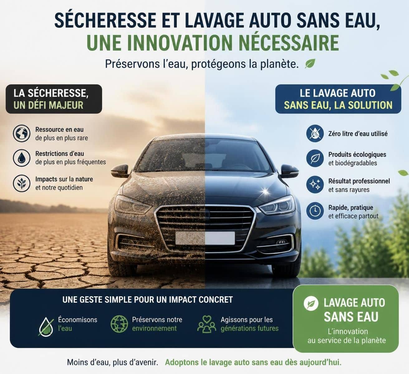 découvrez comment une entreprise de lavage auto innove face à la sécheresse en lançant un concours surprenant sans utiliser d'eau, alliant créativité et respect de l'environnement.