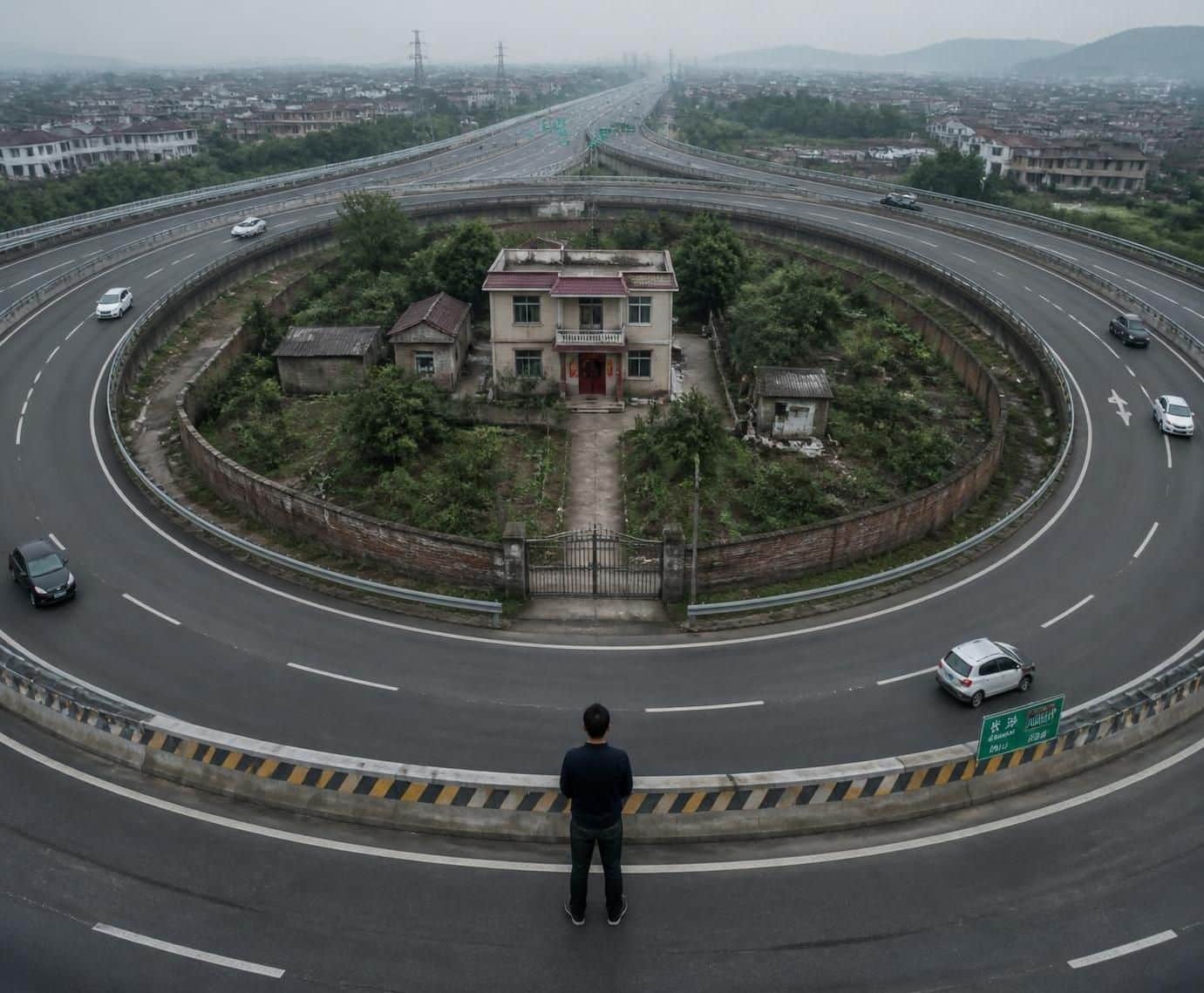 d&eacute;couvrez l'histoire incroyable d'un homme qui a refus&eacute; une offre de 210 000 &euro; et s'est retrouv&eacute; avec une autoroute construite autour de sa maison.