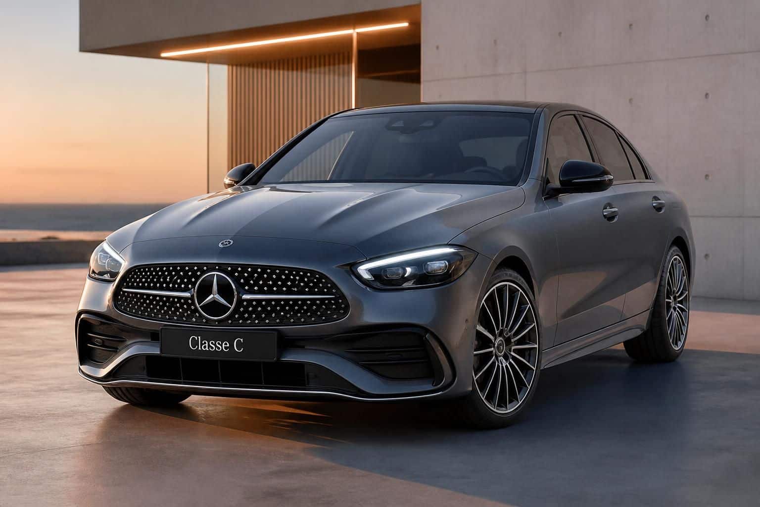 d&eacute;couvrez la mercedes classe c restyl&eacute;e avec son moteur diesel toujours au rendez-vous et l'int&eacute;gration innovante de l'intelligence artificielle pour une exp&eacute;rience de conduite futuriste.