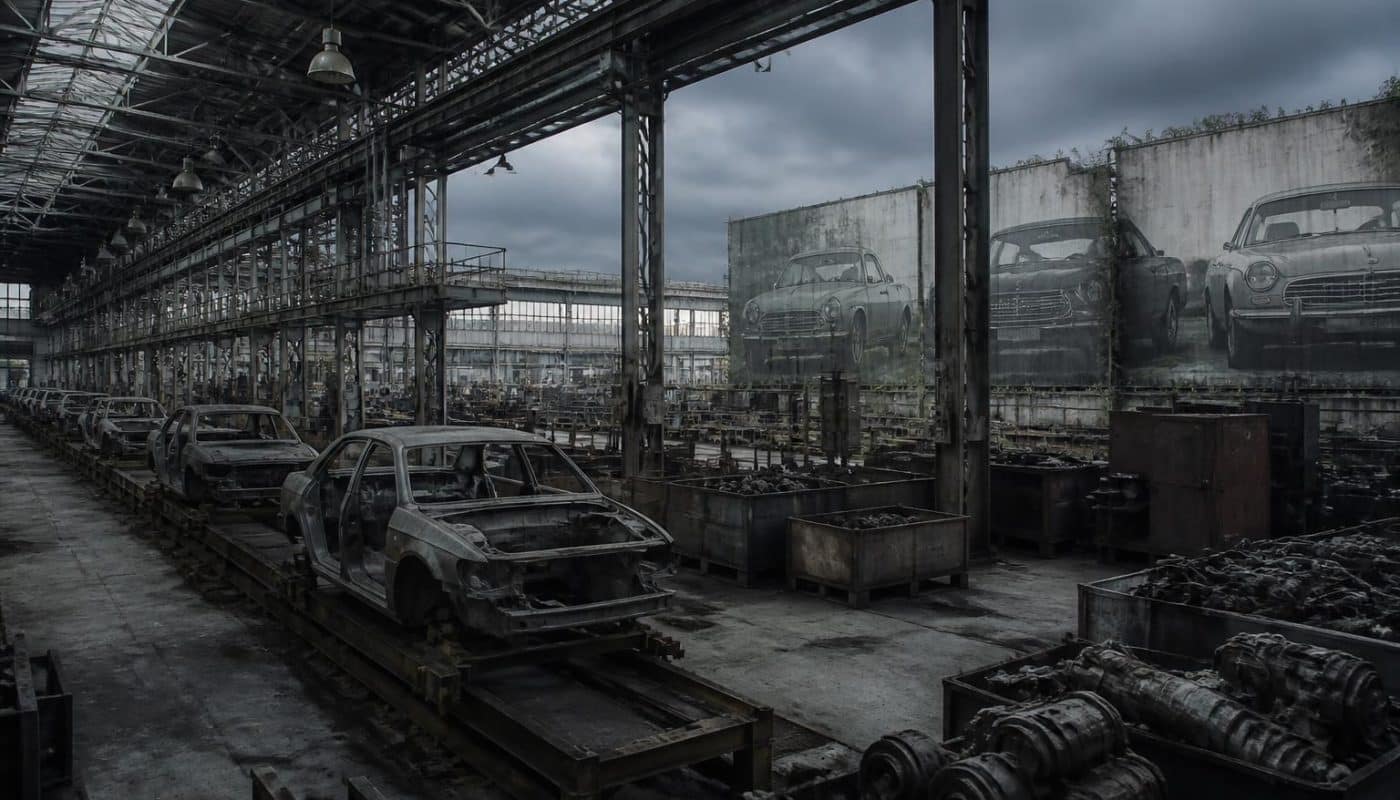 la production automobile en france connaît un déclin important avec une baisse de 63% depuis 2006 et de 43% depuis la pandémie de covid, illustrant les défis actuels de l'industrie.