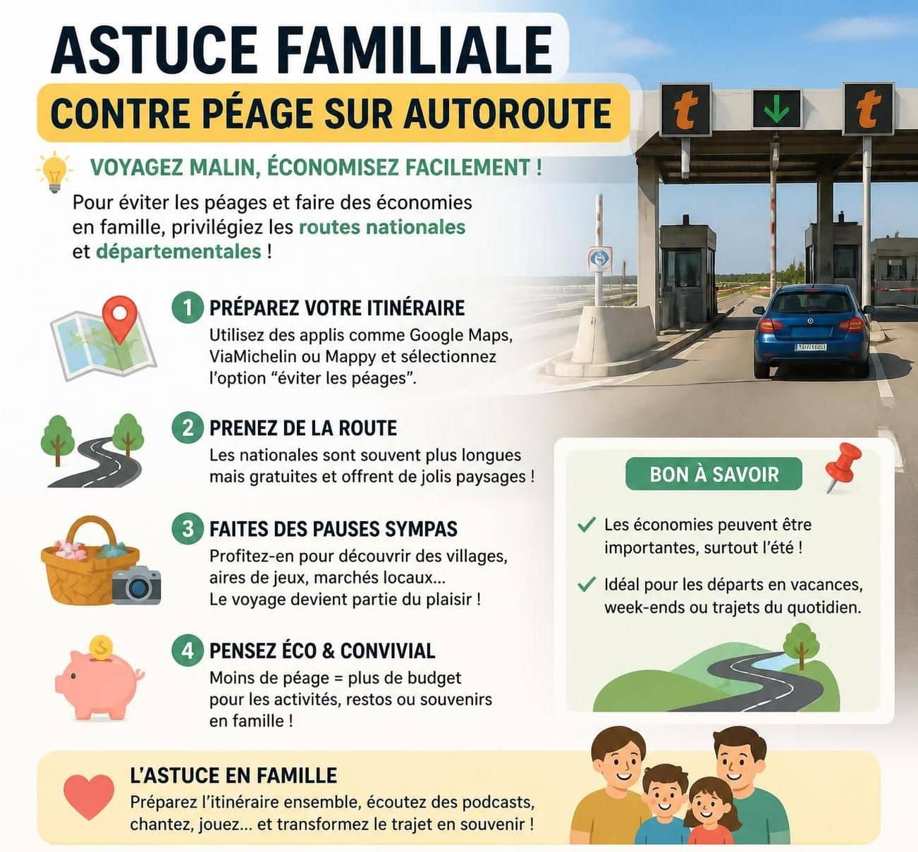 d&eacute;couvrez comment une astuce familiale anglaise pour &eacute;viter le p&eacute;age a mal tourn&eacute;, entra&icirc;nant des cons&eacute;quences inattendues et un d&eacute;sastre sur la route.
