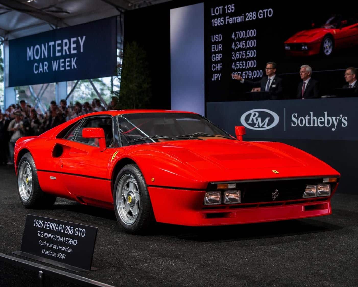 découvrez sept ferrari d’exception mises aux enchères à monterey, avec des millions d’euros à saisir pour les passionnés de voitures de luxe et de collection.