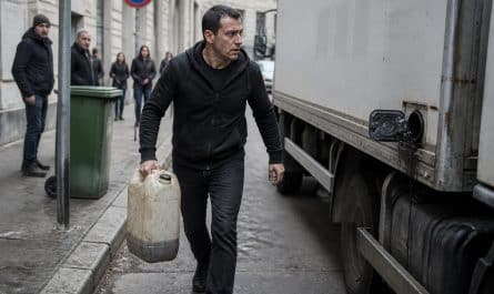 un homme, vu en train de marcher avec un jerrican, voit sa simple promenade tourner au drame judiciaire après avoir siphonné un camion. découvrez les détails surprenants de cette affaire.