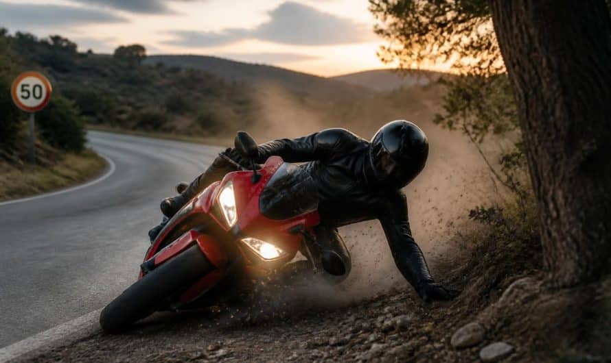 un jeune motard roulait à 110 km/h dans une zone limitée à 50 km/h et a subi de lourdes conséquences. découvrez les détails de cet accident et les risques liés à la vitesse excessive.